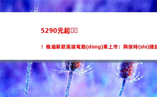 290元起！雅迪新款高端電動(dòng)車上市：與保時(shí)捷設(shè)計(jì)聯(lián)合打造"
